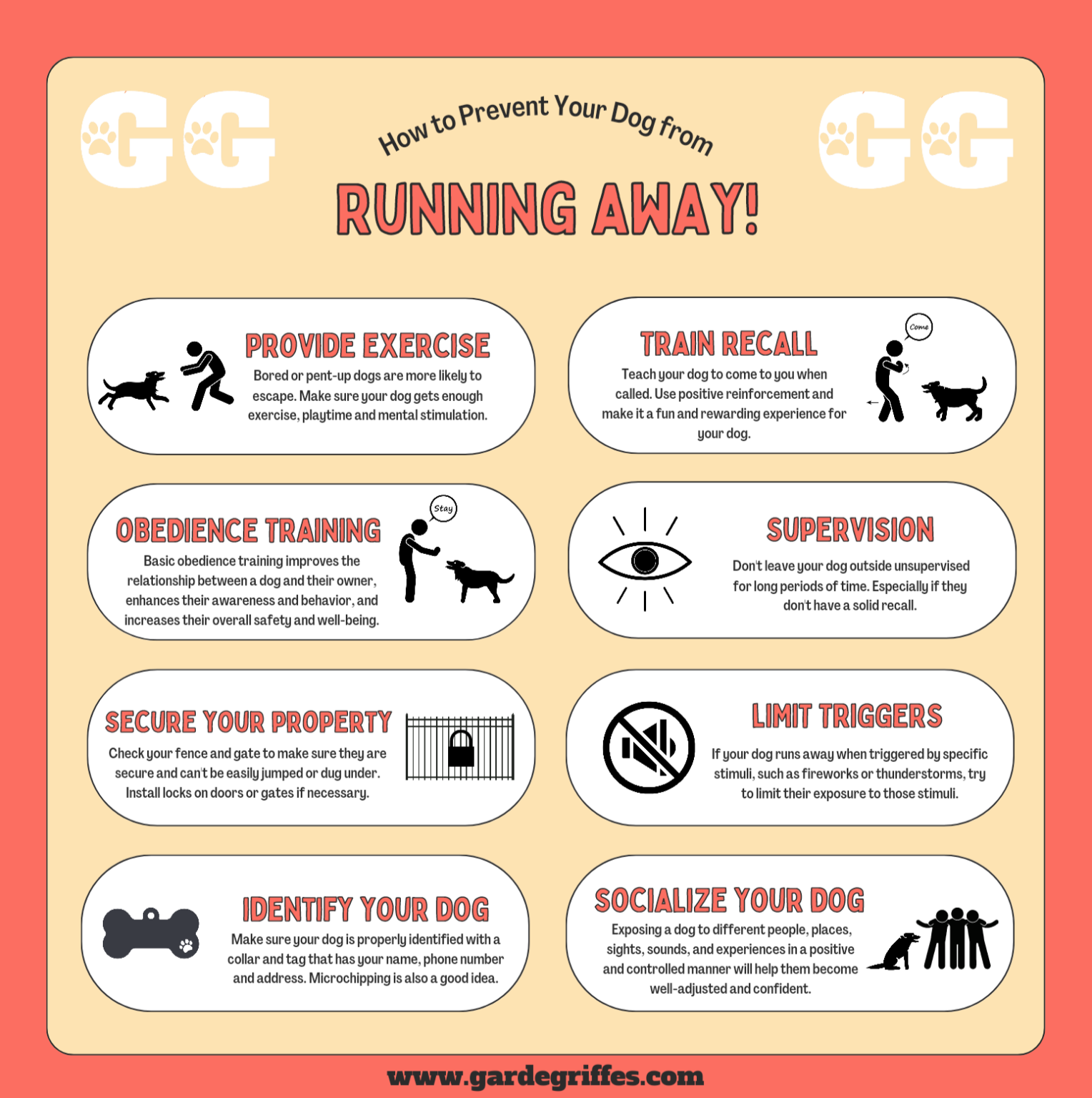 prevent dogs from running away